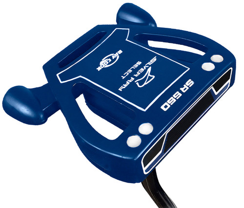 Ray Cook Golf Silver Ray Select SR550 Navy Blue Putter - Image 1