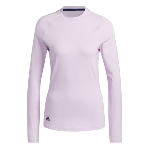 Adidas Golf Ladies Texture Crew Long Sleeve T-Shirt - Image 1