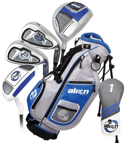 Alien Golf LH Junior 6 Piece Set With Bag (Ages 6-8) Left Handed - Image 1